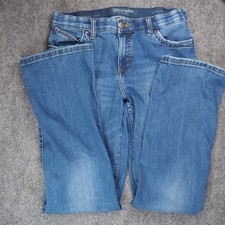 Wrangler Q-Baby Ultimate Riding Jean Mens 34x32 Blue Denim Western Cowgirl Rodeo picture