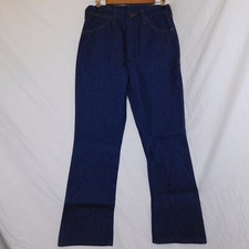 Vtg New Deadstock Wrangler Mens 30x32 Boot Cut Denim Jeans Made in USA NWT picture