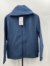 Original Penguin Sport Hoodie Mens Blue Full Zip NWT Insignia Blue Size S picture