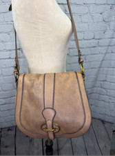 Vintage Leather Fossil Crossbody Bag picture