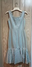 Vintage 50s early 60s Styled Wiggle Dress.Solid Construction with some issues. picture
