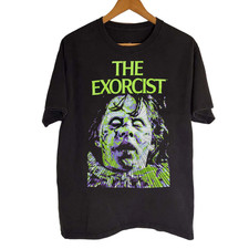The Exorcist Movie Gift For Fan Unisex Black T- Shirt Full Size S-5XL SC475 picture