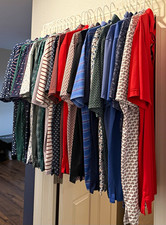27 Rhoback Men’s L Polo Golf Shirts LOT, Solids & Patterns, Professionally Owned picture