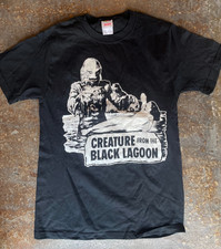 vintage Creature from the Black Lagoon DEADSTOCK Black SMALL T shirt Unisex tee picture