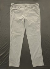 Lululemon Pants Mens 36x32 Gray ABC Slim Fit Straight Leg 5 Pocket Performance picture