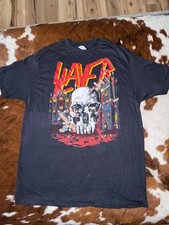 slayer band tee shirts XL from the 80’s make me an offer picture