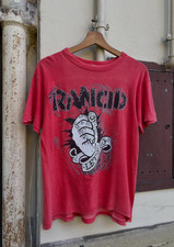 Vintage Rancid Band Let's Go 1990's Red Colour S to 5XL Shirt picture