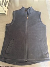 Men's Smartwool Blue Fleece Vest - Classic Zip Front Medium picture