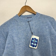 Vintage Drumohr Sweater Vest men's 44 large Blue Wool Scotland Deadstock NEW picture