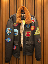The Official TOP GUN Leather Bomber Jacket picture