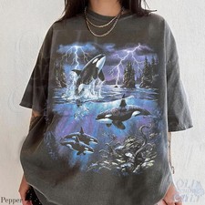 Vintage Orca Whale Comfort Tee picture