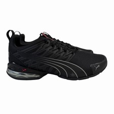Puma Voltaic Evo Black Stormy Slate Red Shoes Men's Size 9 picture