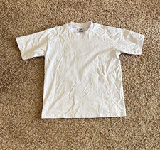 Pro Club Men's Heavyweight Cotton Knit Crew Neck T-Shirt White Size M picture