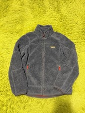 L.L.Bean Mountain Deep Pile Fleece Sherpa Jacket Size Medium Blue picture