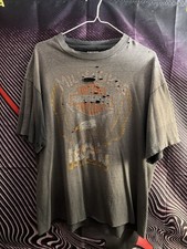 Vintage 1986 Milwaukee Iron Harley Davidson Paper Thin Mens T Shirt USA Faded XL picture