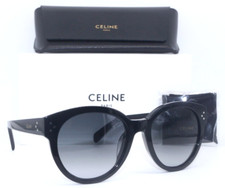 CELINE CL40169F 01B POLISHED BLACK/GREY GRADIENT LENS AUTHENTIC SUNGLASSES 56-20 picture