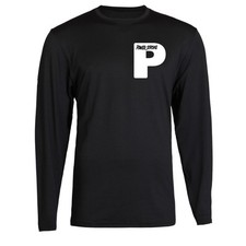 White Powerstroke Small P T-Shirt Unisex Black Color Front S - 2XL Long Sleeve picture
