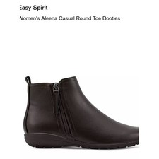 Easy Spirit Aleena Women's Dark Brown Ankle Booties- New . Size 6.5 picture