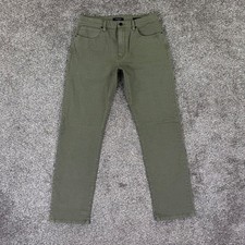 Proof Rover Pants Mens 34x32 Olive Green Straight Leg Fit Canvas Stretch Trouser picture
