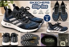 Sketchers Comfort Slip In Sneakers Blue Womans Si,e 6 picture