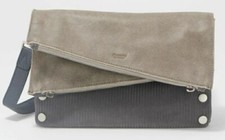 HAMMITT LEATHER CROSSBODY DILLON MEDIUM STONE CORDUROY MSRP$495 picture