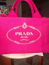 Preowned Pink Prada Canapa w/ COA picture