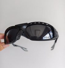 Oakley Plantaris SQ OO9529 Prizm Sunglasses Black Lens Matte Black Frames Vintag picture