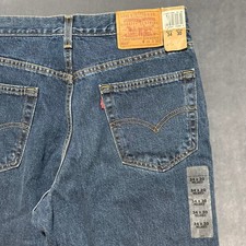 Vintage Levi 550 Relaxed Fit Jeans Mens 34x30 Blue Made in USA NWT Deadstock picture