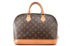 Louis Vuitton Alma PM M51130 Monogram Brown Top Handle Satchel Bag Authentic picture