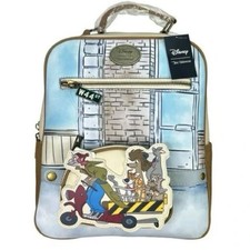 NWT Our Universe Disney Oliver & Company Cart Mini Backpack & Coin Purse Set picture