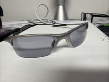 Oakley Razrwire Sunglasses Mercury / Light Grey PERFECT NO SCRATCHES picture