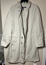 Vtg 1970's Beige Gleneagles trench coat 40R picture