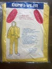 Comfi-Wear - 2 Piece Rain Suit – Waterproof Jacket & Pants  RW 25 – Yellow - L picture