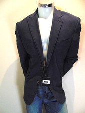 Joseph Abboud Blazer Mens XL Blue Dot Sport Coat Slim Stretch Suit Jacket $300 picture