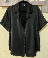 Fishers Finery Black Pajama Top, Read Desc. picture