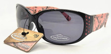 NEW TEAM REALTREE T532 BLK BLACK PINK POLARIZED AUTHENTIC SUNGLASSES 62-16 picture