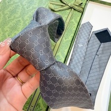 Authentic Gucci Tie Mens GG picture