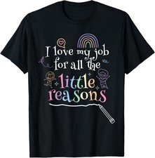 Little Reasons I Great Teacher School Teacher Teacher T-Shirt picture