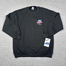 Vintage Planet Hollywood New York Sweatshirt Mens XL Black Jerzees USA Made NEW picture