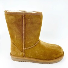 Koolaburra by UGG Koola Short Chestnut Womens  Faux Fur Shearling Suede Boots picture