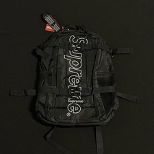 Supreme FW18 Cordura Backpack Black Bogo Multi Zip Outdoor Wateresistant picture