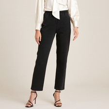 LANVIN Les 10 Ans 2012 Alber Elbaz Wool Stretch Straight Pants FR-44 US-12 picture