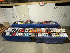 Lot of 85 Pairs Nike Jordan Adidas Puma Timberland Crocs - Reseller Bundle picture