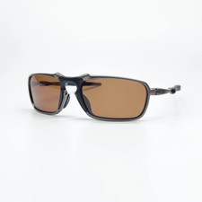 Oakley Badman OO6020-03 Sunglasses Gunmetal Frame Brown Lenses picture
