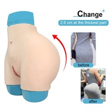 Cosplay Silicone Panty Hip Pants Thickened Buttocks 2.6cm Hip Up  Underwear US picture