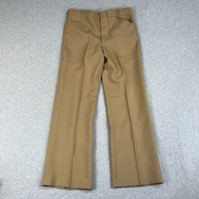 Vintage 70s Sears Perma Prest Pants Mens 30x29 Polyester Disco Groovy picture
