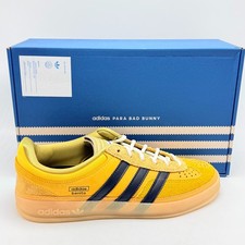 Mens adidas Bad Bunny Gazelle Indoor Solar Gold Black Shoes KI2592 picture