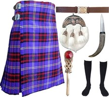 Outfit Clan Rutherford Tartan Kilt For Sale Scottish Traditional Kilt Outfits picture