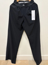Alo Suit Up Trouser Black Womens Loose Wide Leg Lounge Pants picture