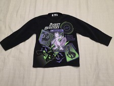 Official Pokemon Pocket Monsters Mewtwo Shirt Kids 110 JDM Japan Long Sleeve picture
